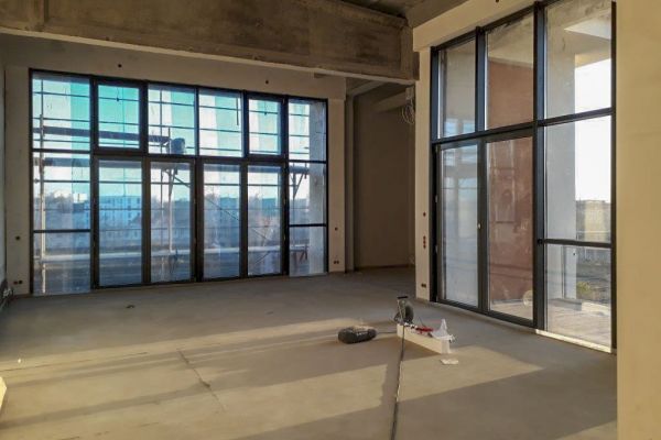 Heizhaus-Studio 2.1 verglaste Süd- und Westseite