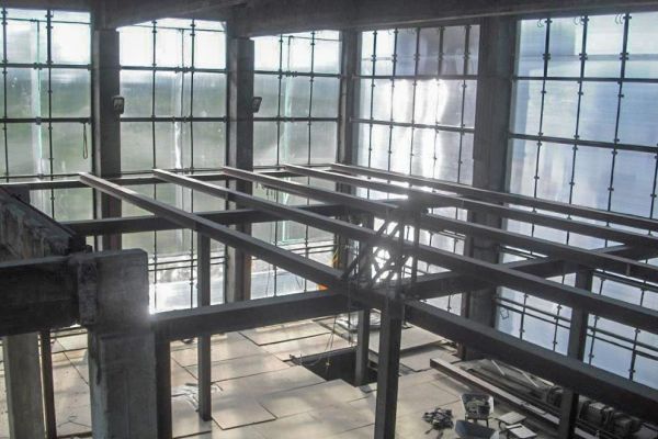 Inneneinbau der Tragekonstruktion