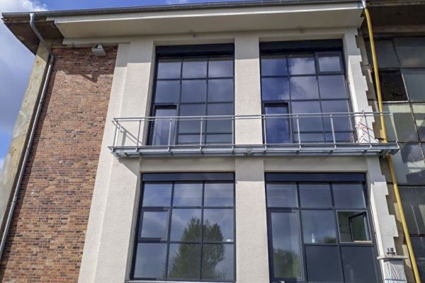 Heizhaus-Studio 1.4  Außenfassade Ostseite